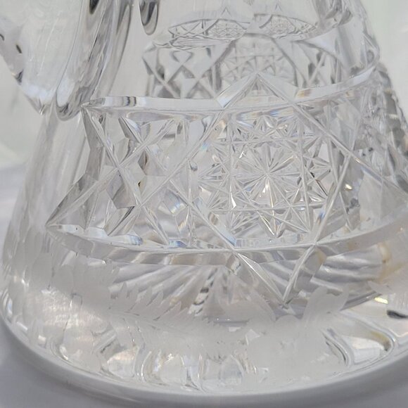 Cut Glass Crystal Cruet Decanter With Stopper - Picture 6 of 14